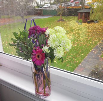 Flowers At Window